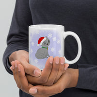 Christmas kitty mug
