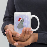 Christmas kitty mug