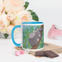 Mom & Baby Koala Mug with Color Inside
