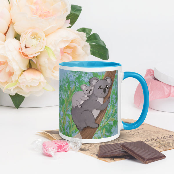 Mom & Baby Koala Mug with Color Inside