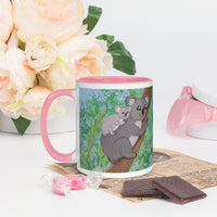 Mom & Baby Koala Mug with Color Inside