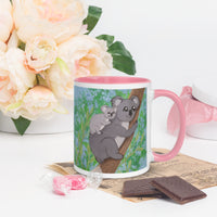 Mom & Baby Koala Mug with Color Inside