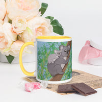 Mom & Baby Koala Mug with Color Inside